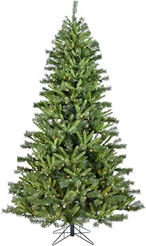 זמן חג המולד 6.5 מטר. עץ חג המולד המלאכותי של נורבגיה אורן עם אורות מיתרים חכמים ברורים | PVC מציאותי |